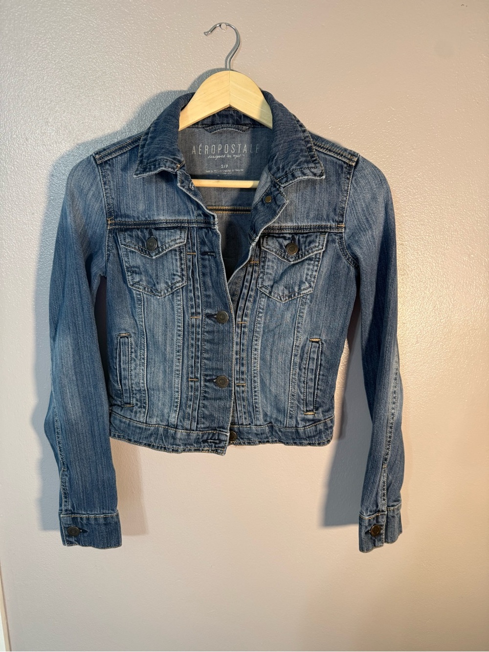 Aeropostale Light Blue Women's Denim Jacket
